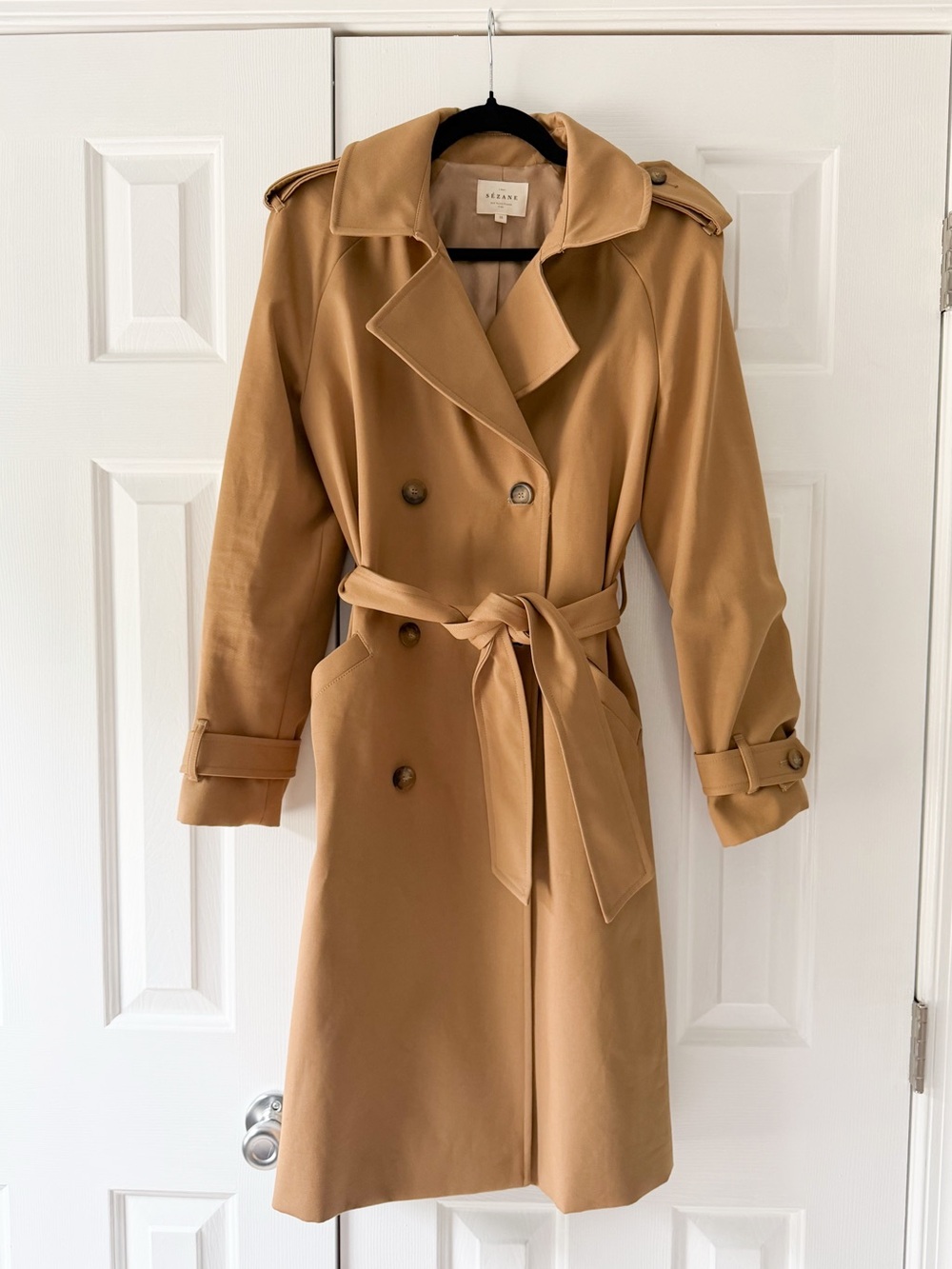 Sézane Scott Trench Coat, Size 38 (US 6)